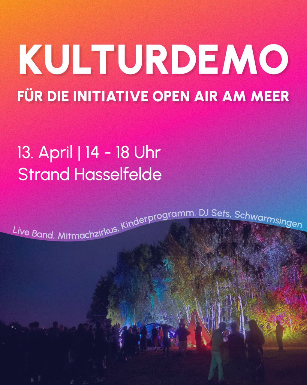 Openair am Meer Plakat